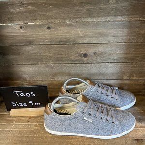 Womens Taos Star Burst Gray Wool Low Top Casual Shoes Sneakers Size 9 M GUC